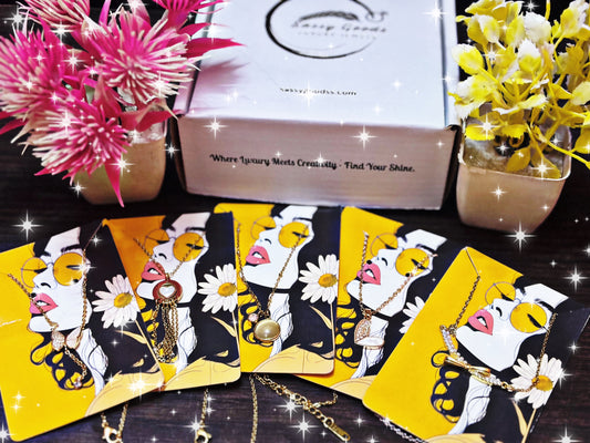 GlowMuse Luxe Layering Necklace Combo (Set of 5)