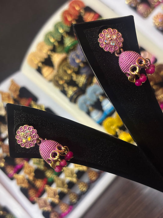 ✨ Riva Jhumka Drop Earrings