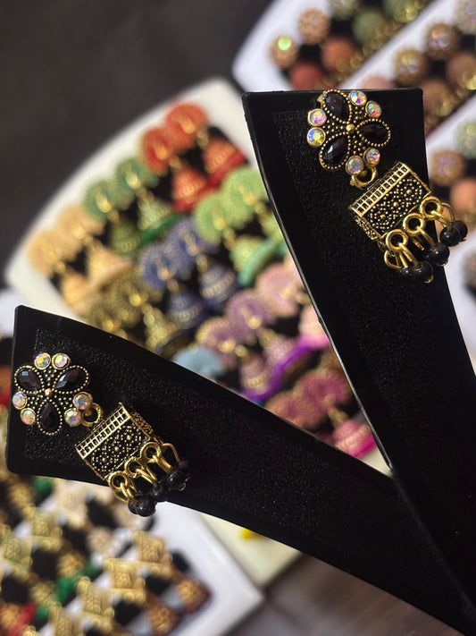 ✨ Mayuri Kundan Dangle Earrings