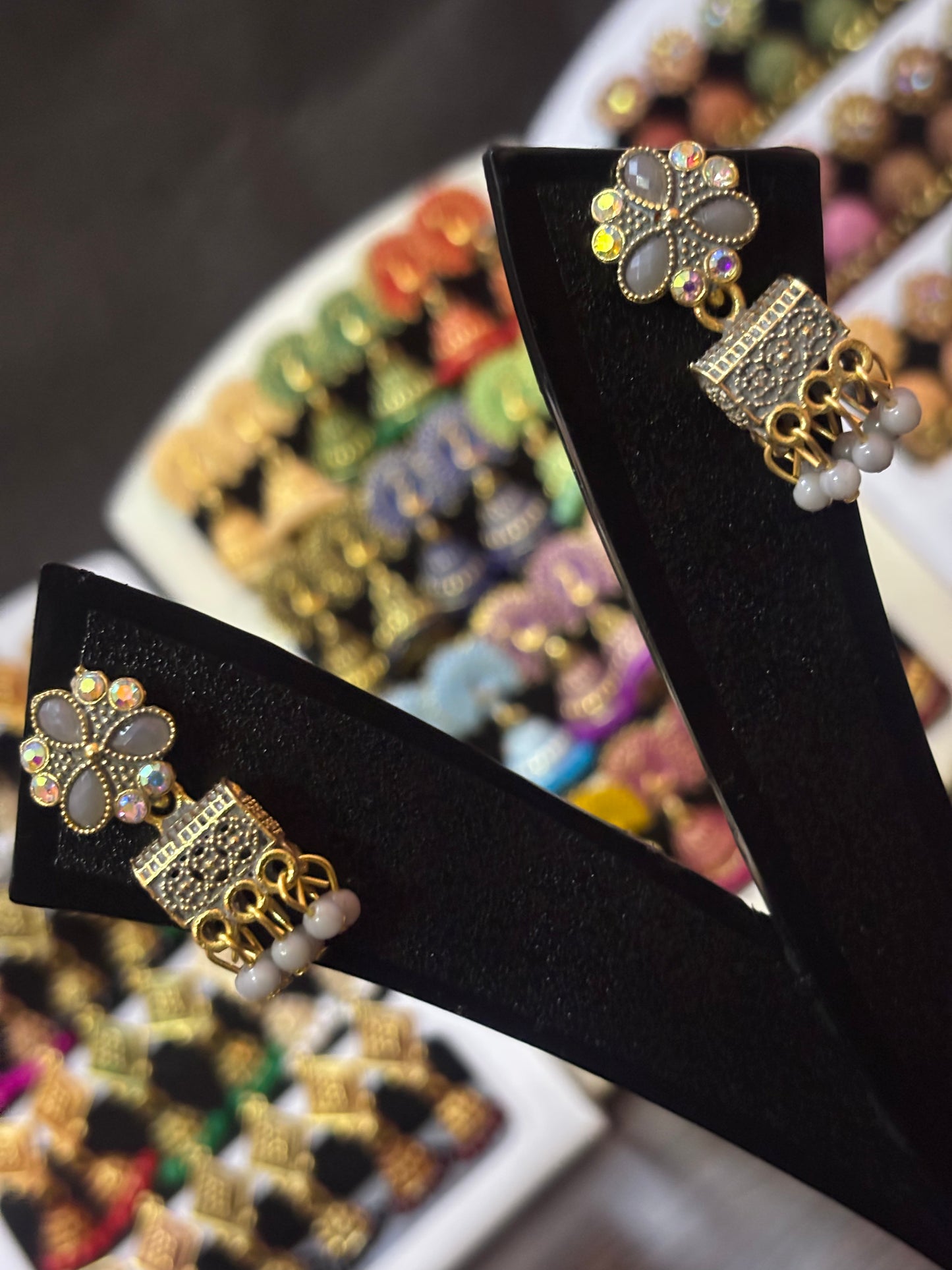 ✨ Mayuri Kundan Dangle Earrings