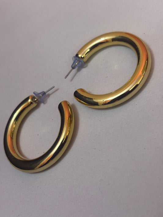✨ Golden Aura Hoops