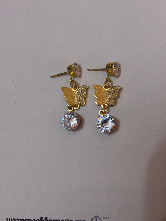 ✨ Twilight Flutter Crystal Earrings