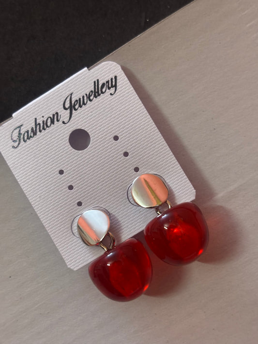 🍒 Cherry Pop Statement Earrings