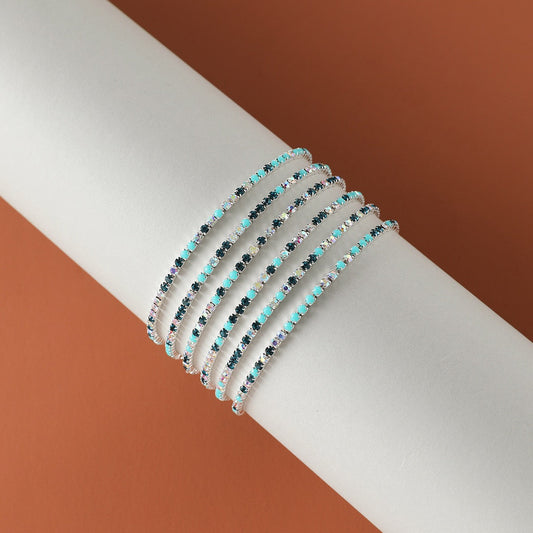 Sparkling in Blue Bracelet Set