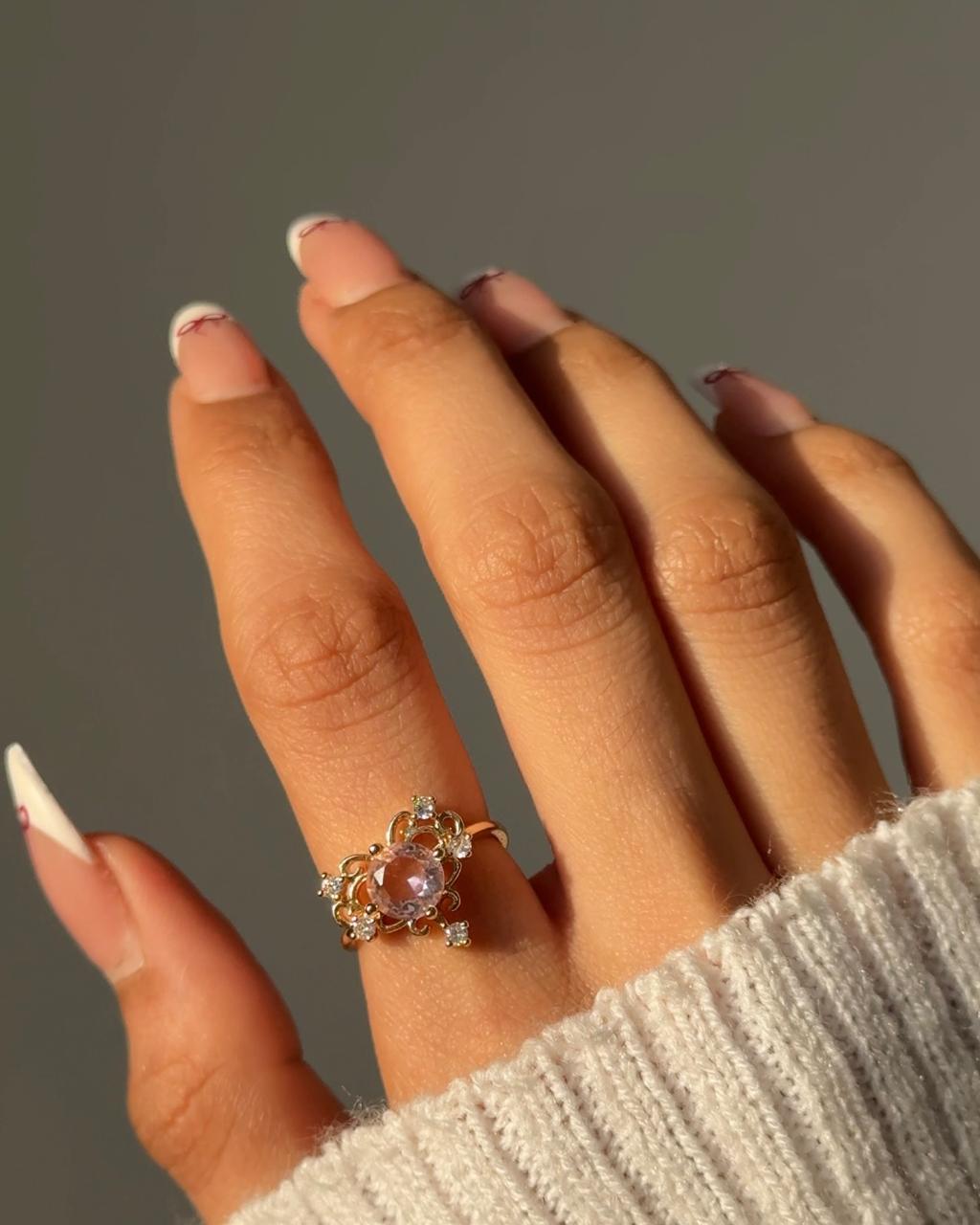 Rosé Whisper Ring