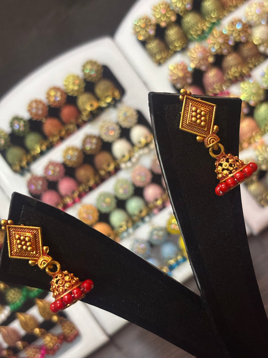 ✨ Ridhima Temple Drop Earrings