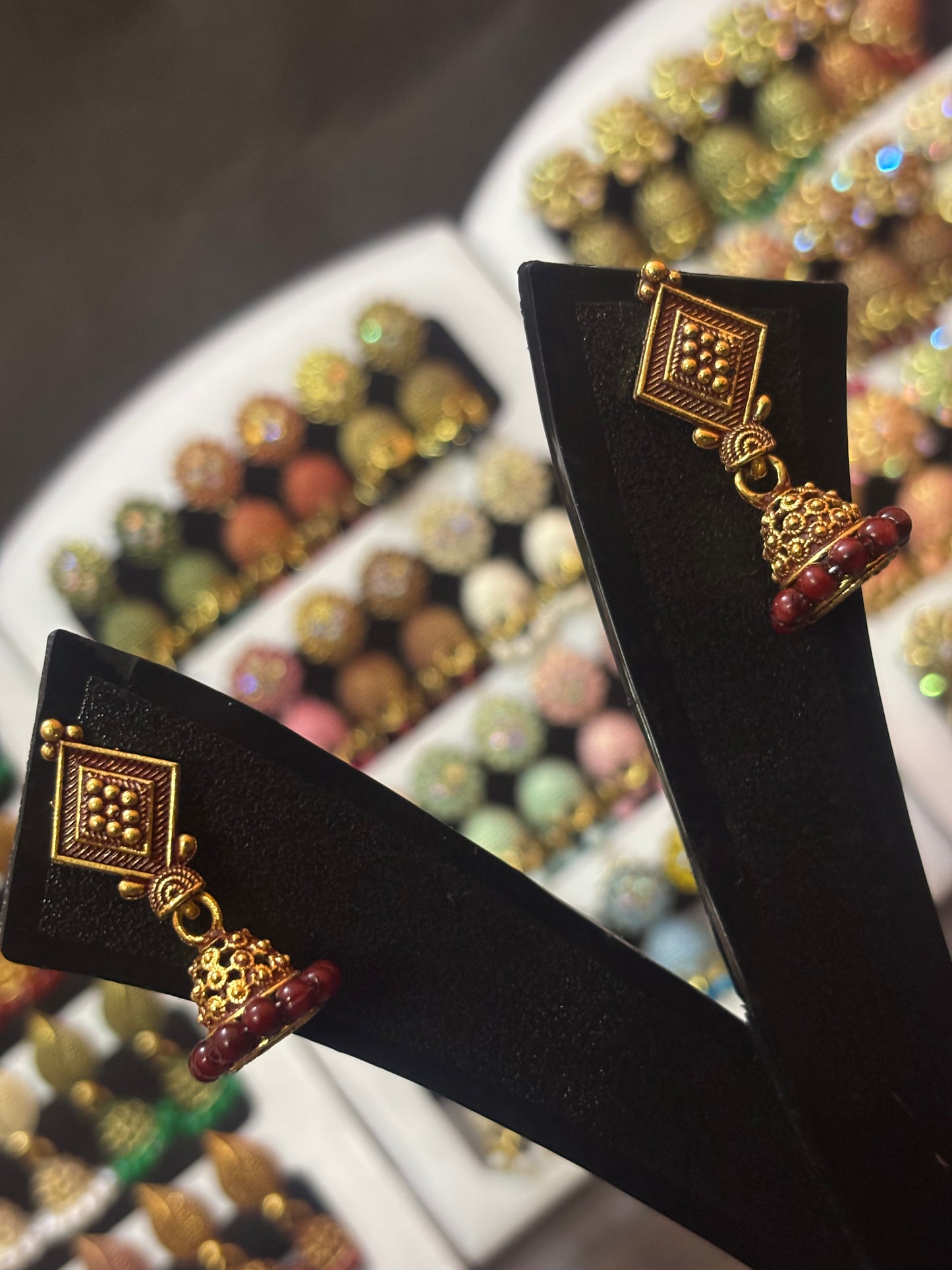 ✨ Ridhima Temple Drop Earrings