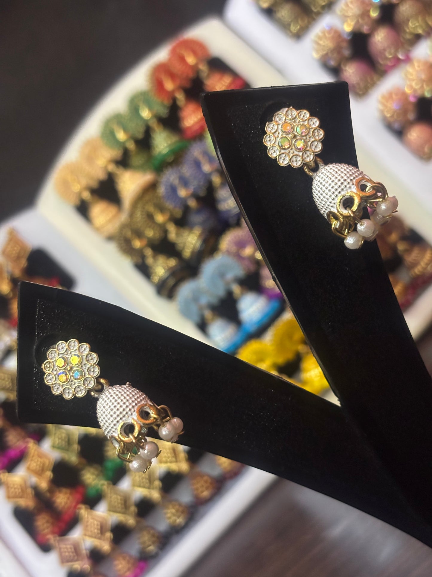 ✨ Riva Jhumka Drop Earrings