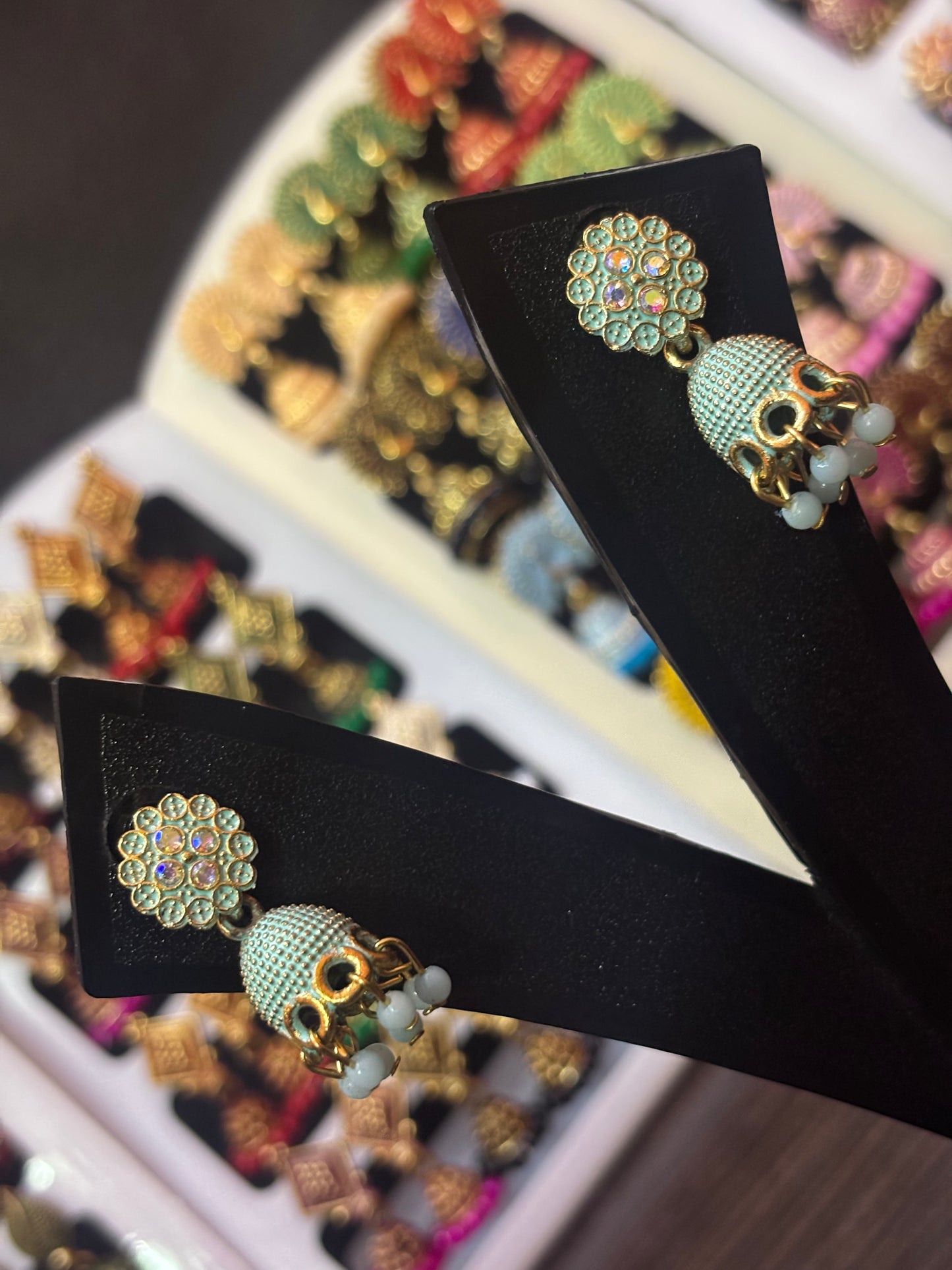 ✨ Riva Jhumka Drop Earrings
