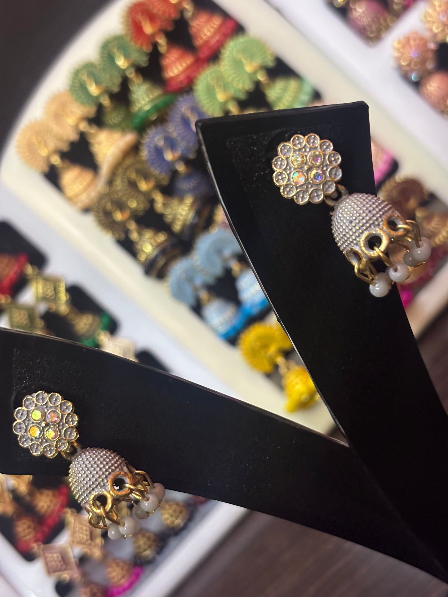 ✨ Riva Jhumka Drop Earrings