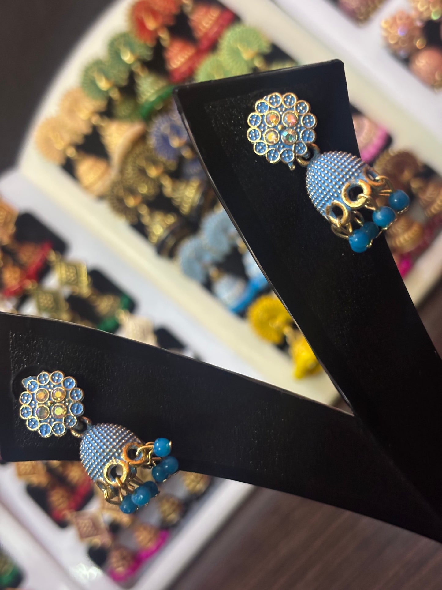 ✨ Riva Jhumka Drop Earrings