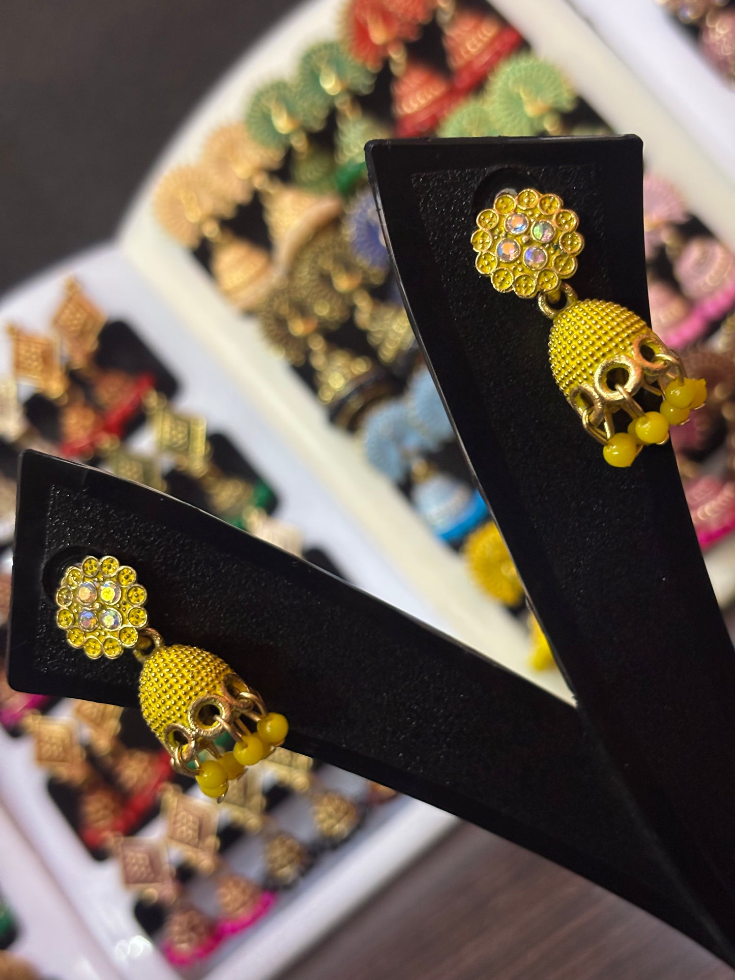 ✨ Riva Jhumka Drop Earrings