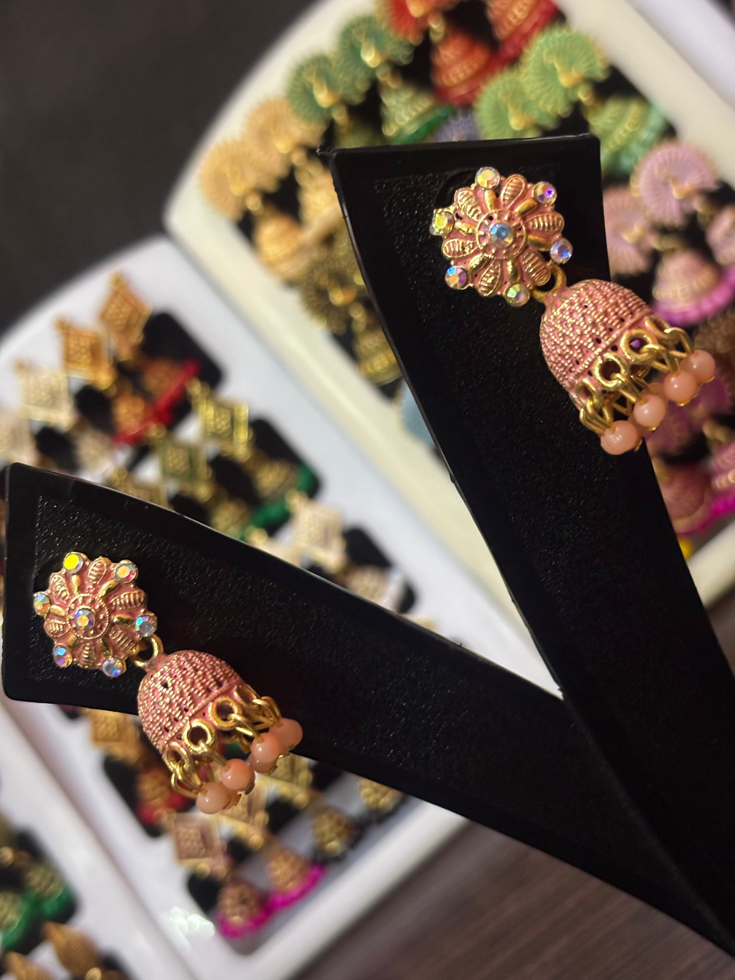 ✨ Kiran Jhumka Stud Earrings