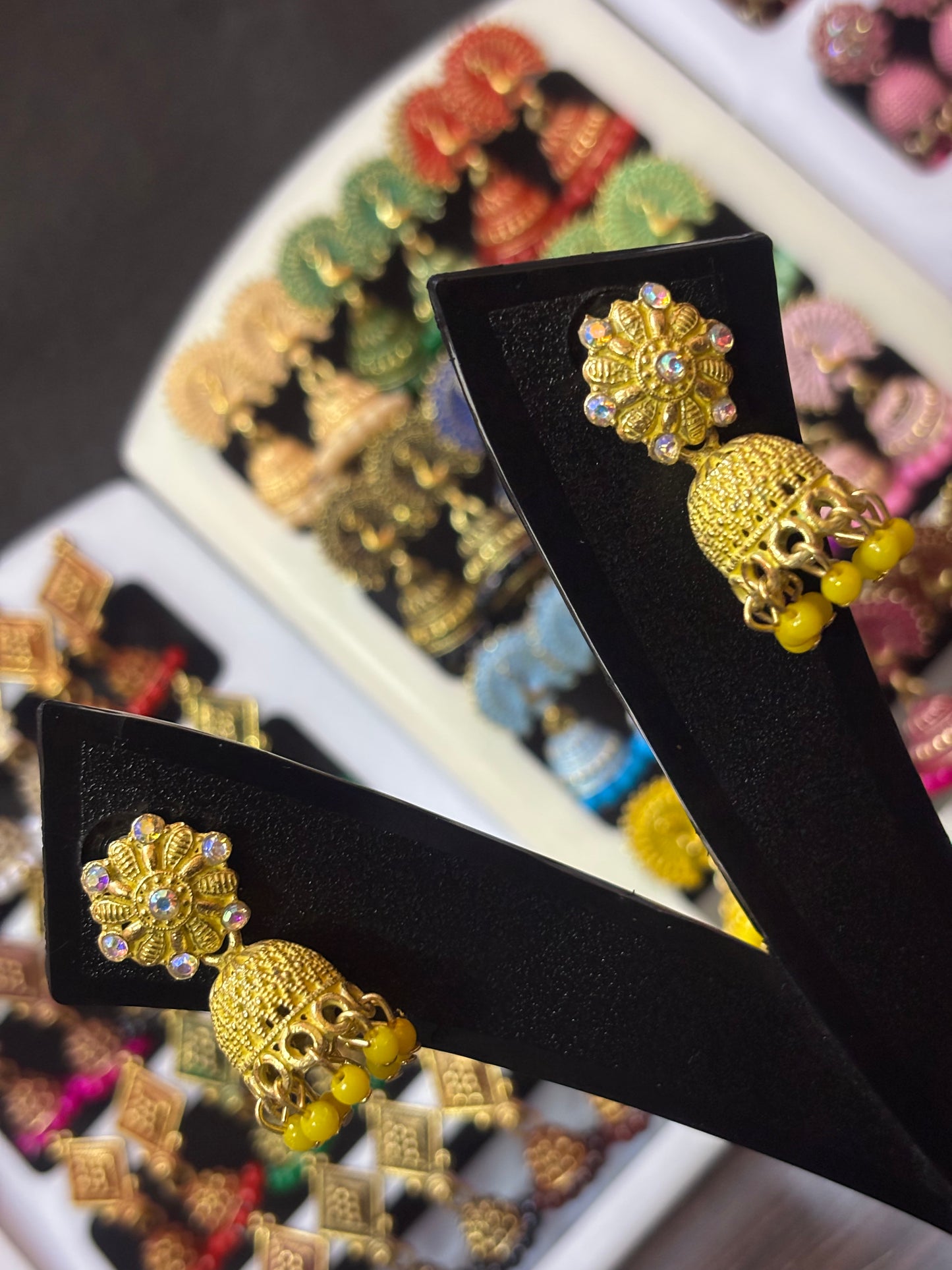 ✨ Kiran Jhumka Stud Earrings