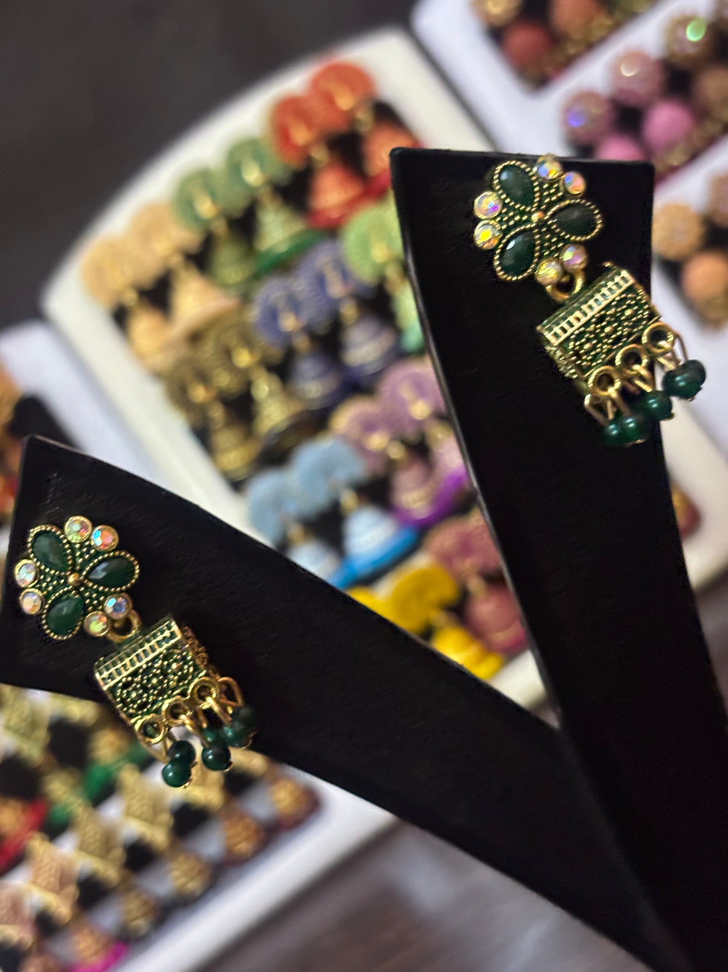 ✨ Mayuri Kundan Dangle Earrings