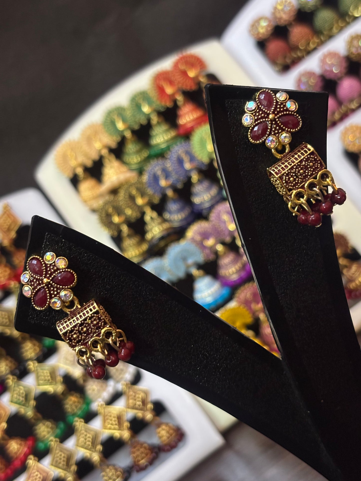 ✨ Mayuri Kundan Dangle Earrings