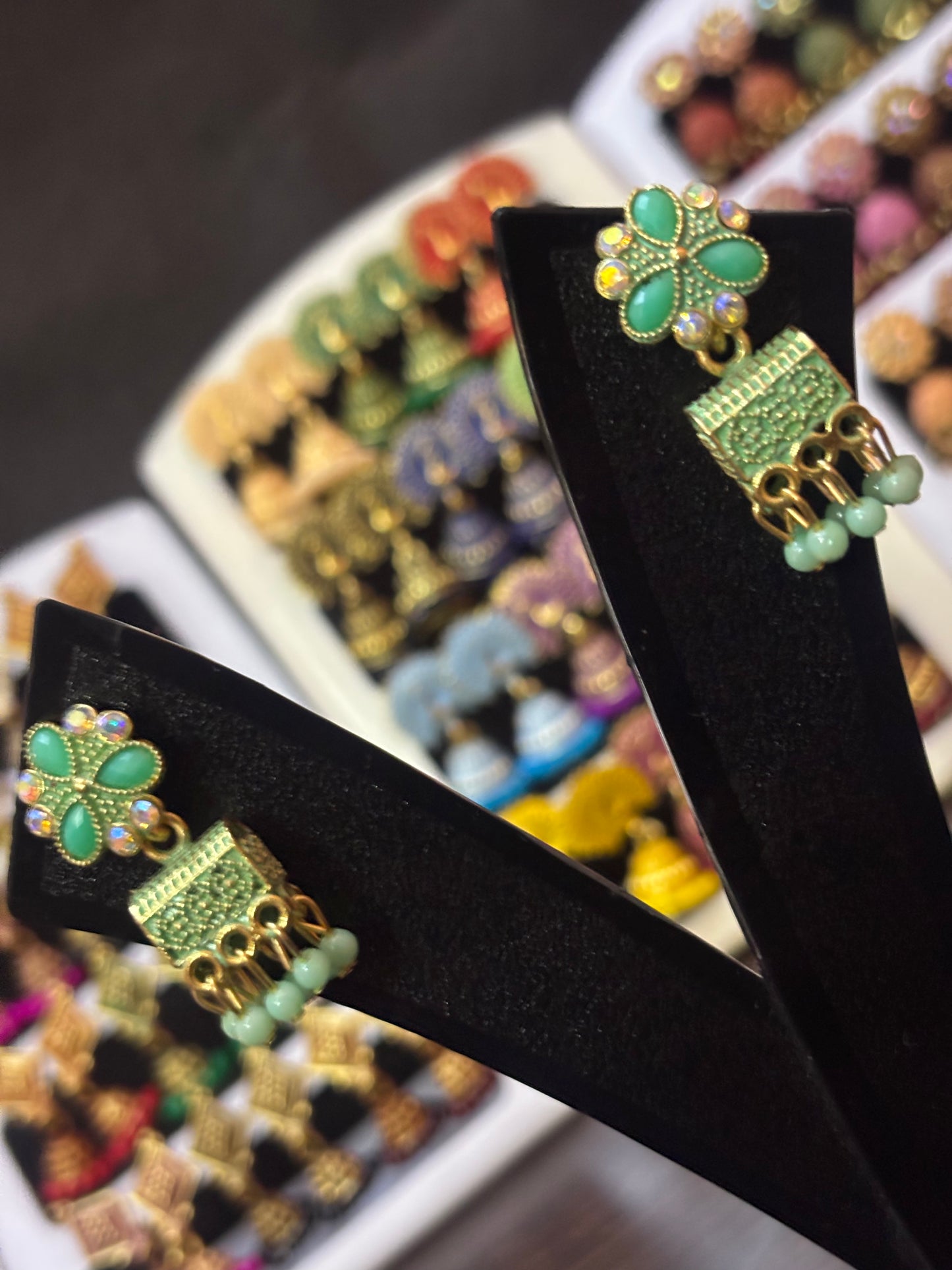✨ Mayuri Kundan Dangle Earrings