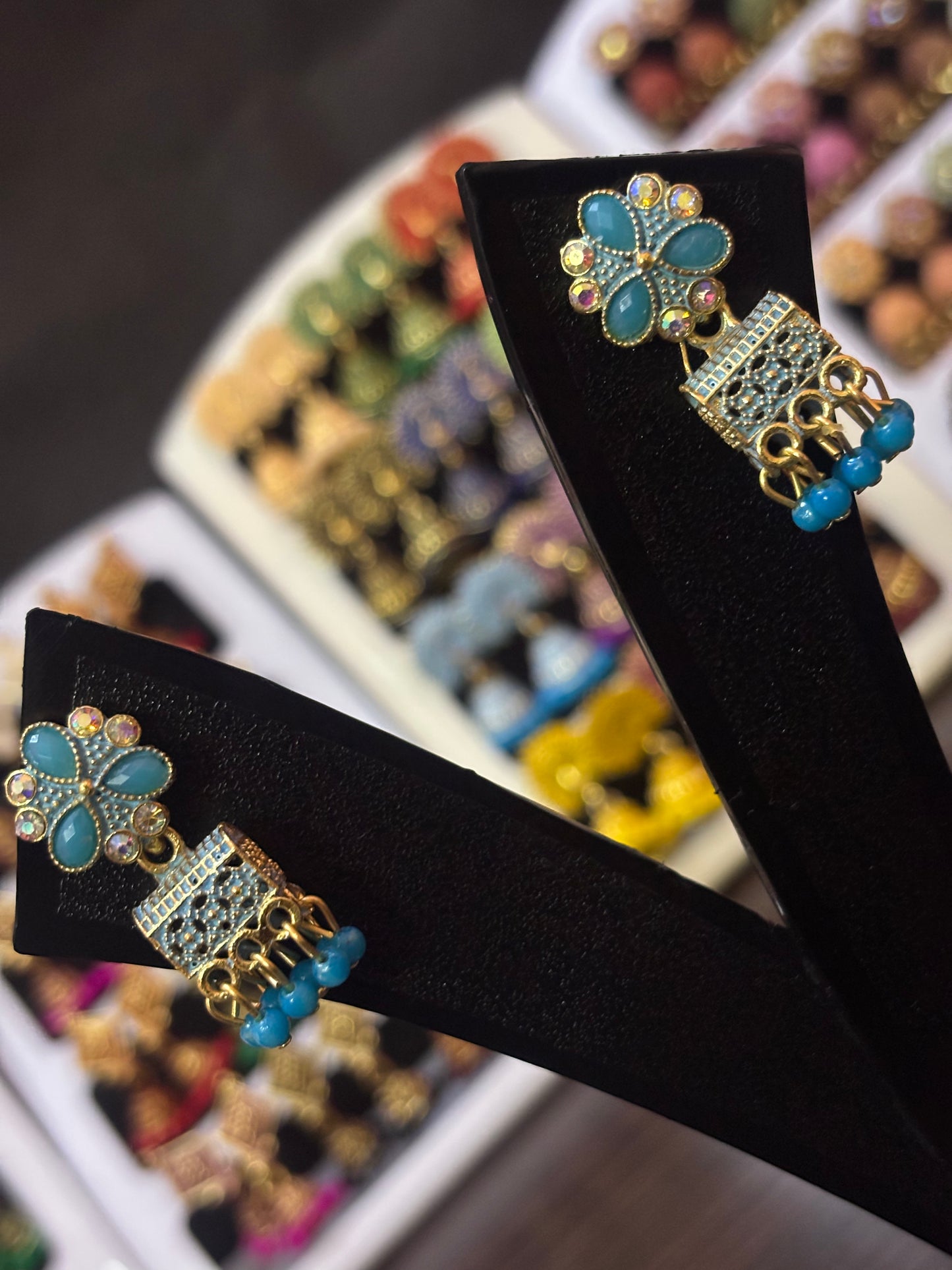 ✨ Mayuri Kundan Dangle Earrings