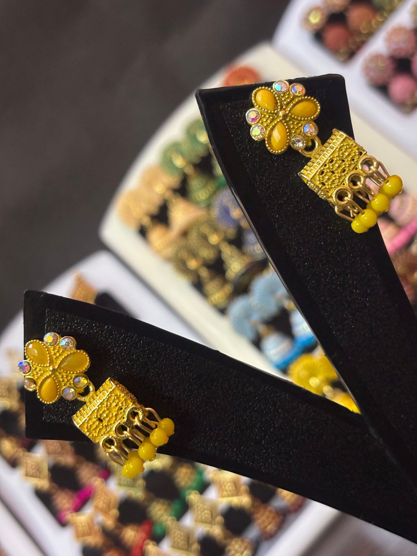 ✨ Mayuri Kundan Dangle Earrings