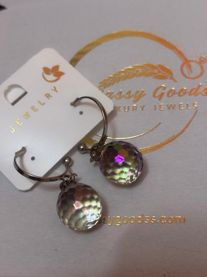 💎 Iridescent Prism Drop Earrings