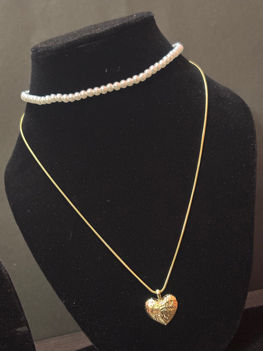 Amara Heart Locket Necklace