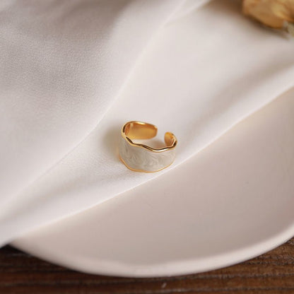 Marbled Muse Statement Ring