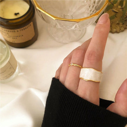 Marbled Muse Statement Ring