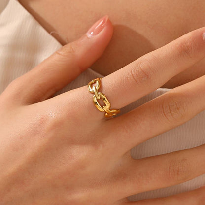 Linked in Luxe Ring