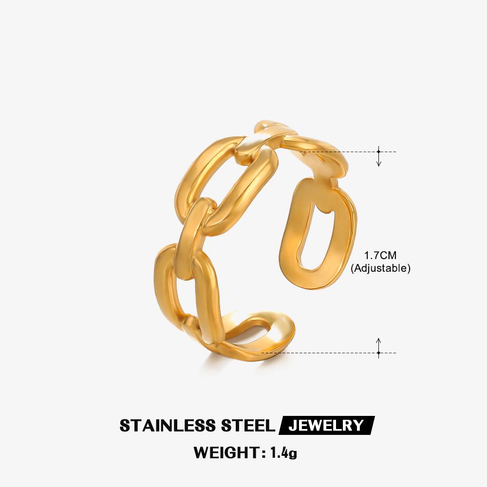 Linked in Luxe Ring