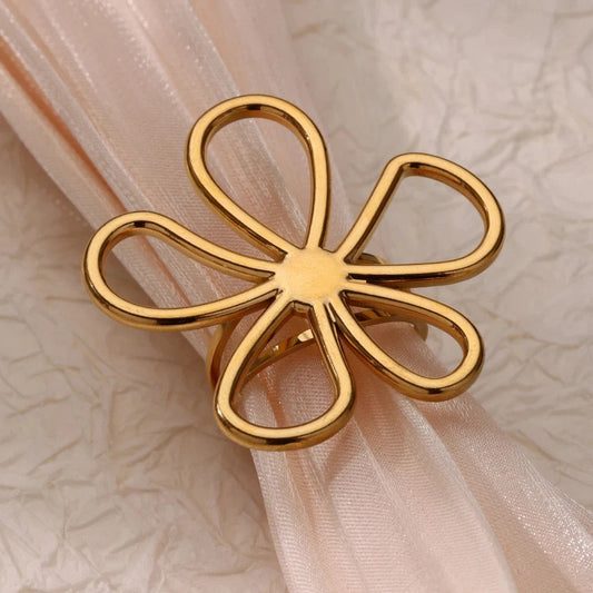Golden Gardenia Ring