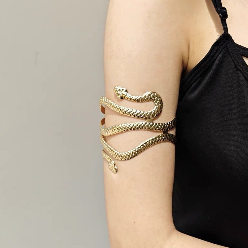 Golden Viper Arm Cuff