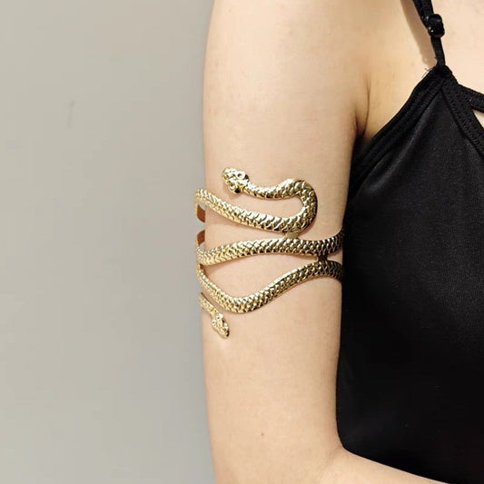 Golden Viper Arm Cuff
