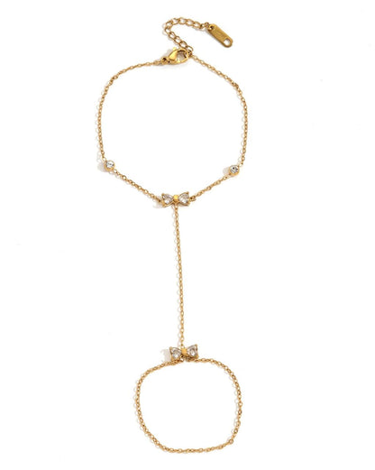 Threads of Gold! Bow Hand-chain