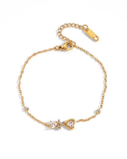 Love in Lagoons Heart Bracelet
