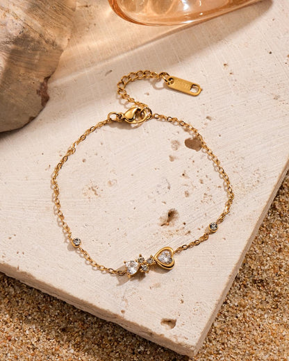 Love in Lagoons Heart Bracelet